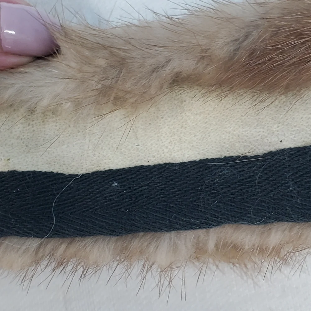 VINTAGE fox fur collar with brooch - Picture 8 of 8